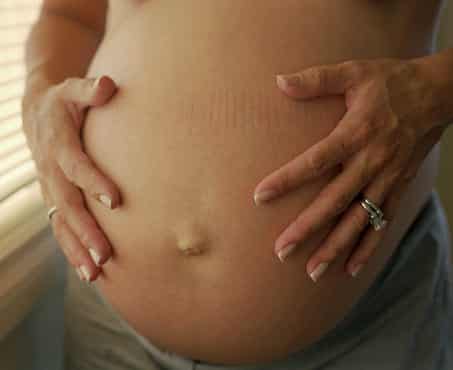 Pregnant belly